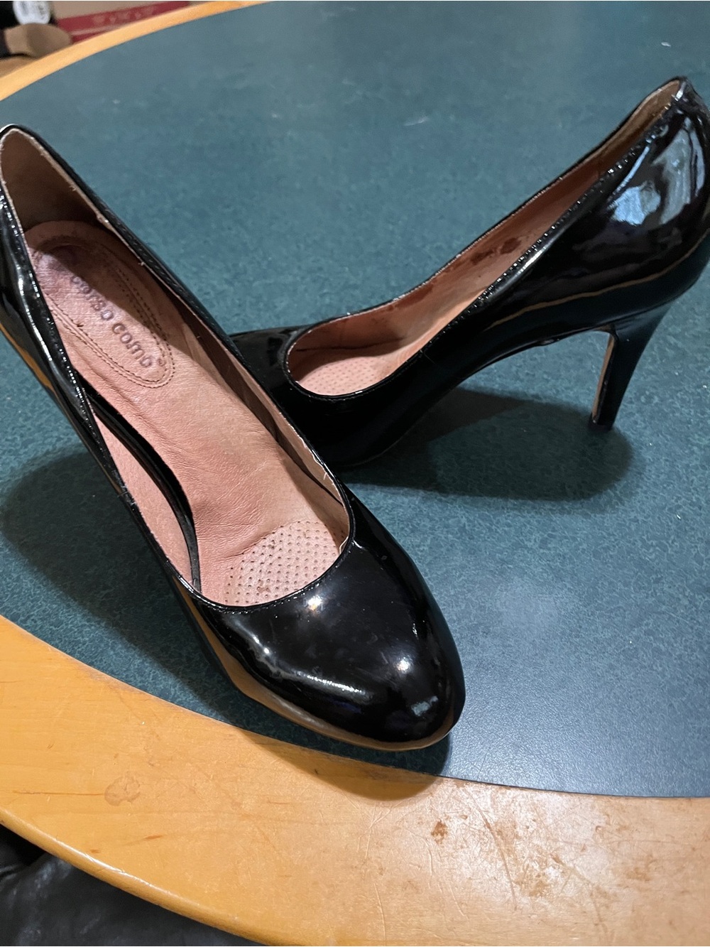 Corso Como Black Patent Leather Pumps 7.5